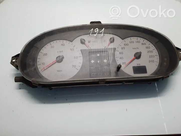 Renault Megane I Compteur de vitesse tableau de bord P7700428712A