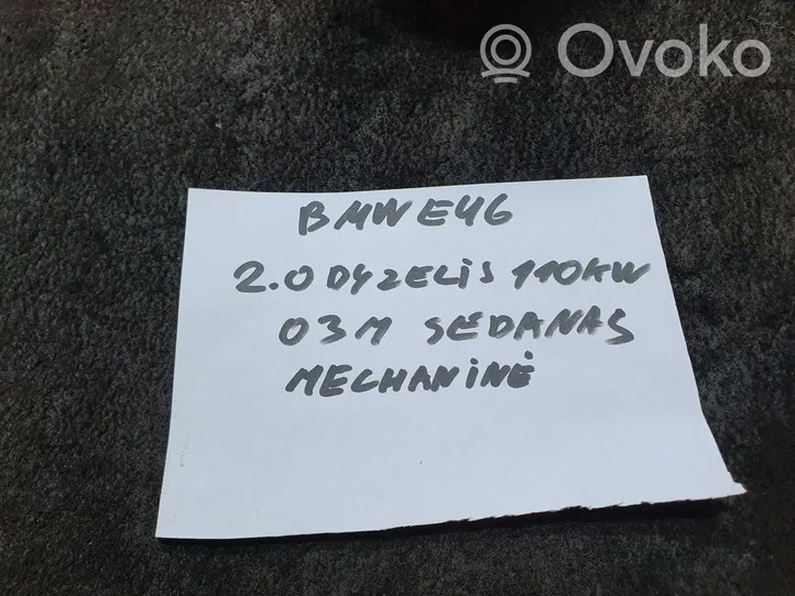 BMW 3 E46 Pompe d'injection de carburant à haute pression 0445010045