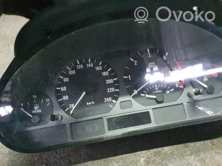 BMW 3 E46 Compteur de vitesse tableau de bord 0263606343