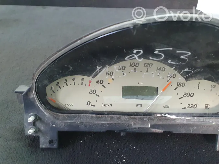 Mercedes-Benz A W168 Compteur de vitesse tableau de bord A1685403611