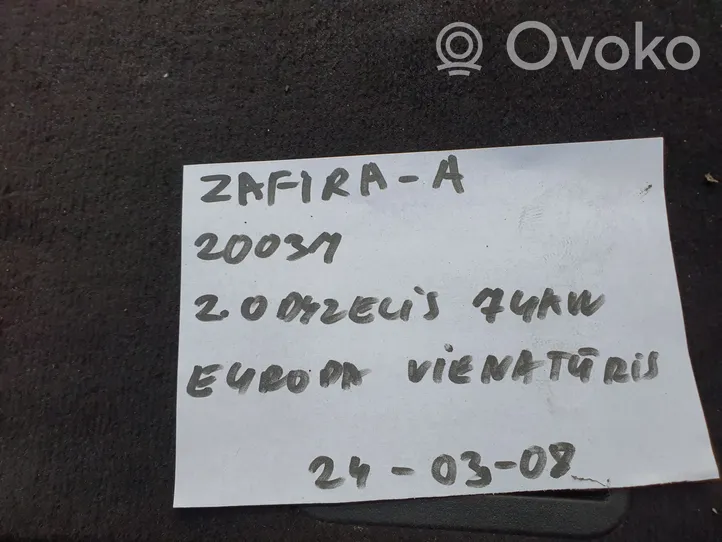Opel Zafira A Moteur d'essuie-glace arrière 09137147
