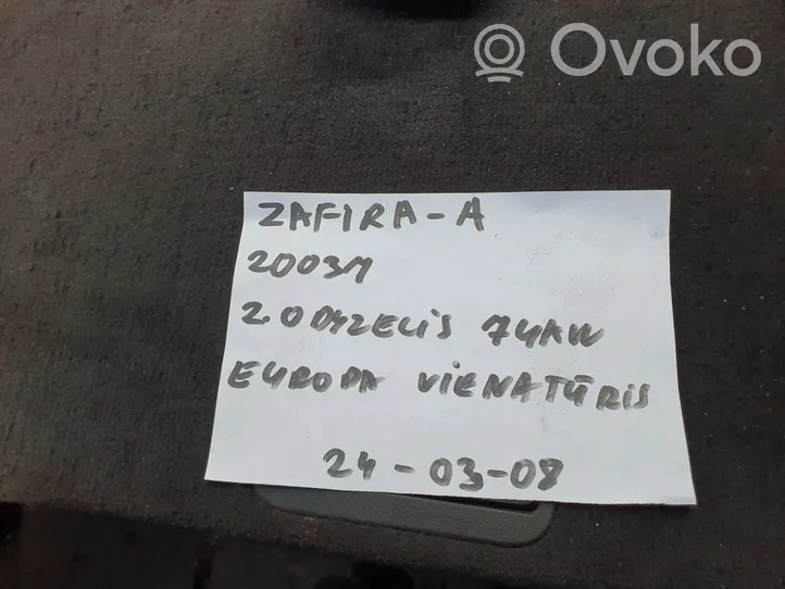 Opel Zafira A Žarna (-os)/ vamzdis (-džiai) 