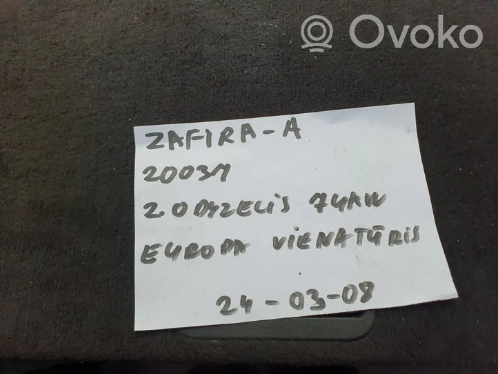 Opel Zafira A Heater blower motor/fan resistor 