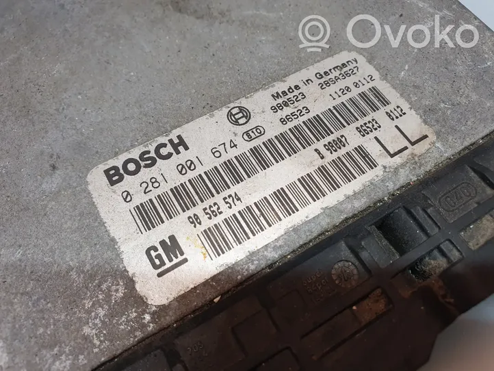 Opel Astra G Unidad de control/módulo del motor 90562574