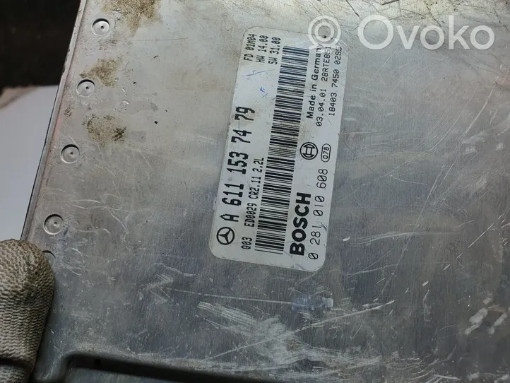 Mercedes-Benz C W203 Calculateur moteur ECU A6111537479