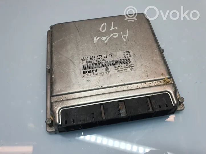 Mercedes-Benz A W168 Calculateur moteur ECU A0001533179