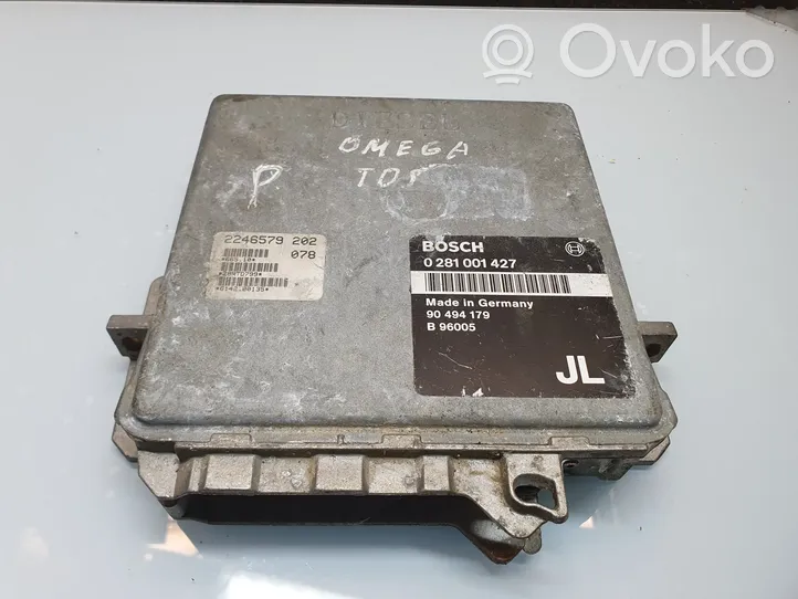 Opel Omega B2 Centralina/modulo del motore 0281001427