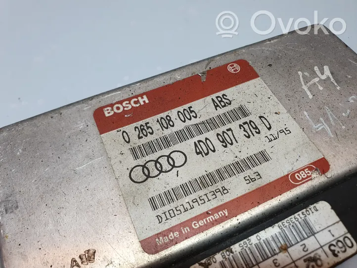 Audi A4 S4 B5 8D Centralina/modulo ABS 4D907379D