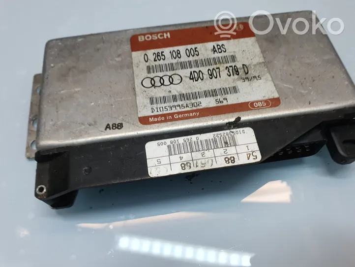 Audi A4 S4 B5 8D Блок управления ABS 0265108005