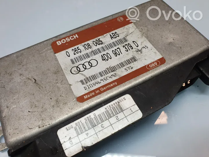 Audi A4 S4 B5 8D Unidad de control/módulo del ABS 0265108005