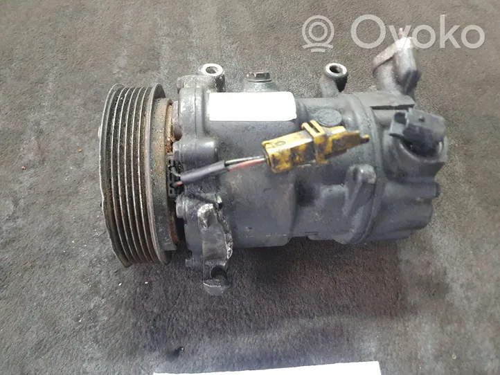 Peugeot 207 CC Ilmastointilaitteen kompressorin pumppu (A/C) 9659875780