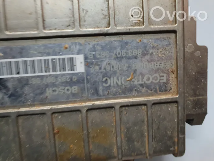 Audi 80 90 S2 B4 Sterownik / Moduł ECU 893907383B