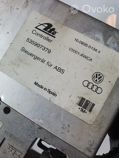 Volkswagen PASSAT B3 Centralina/modulo ABS 535907379