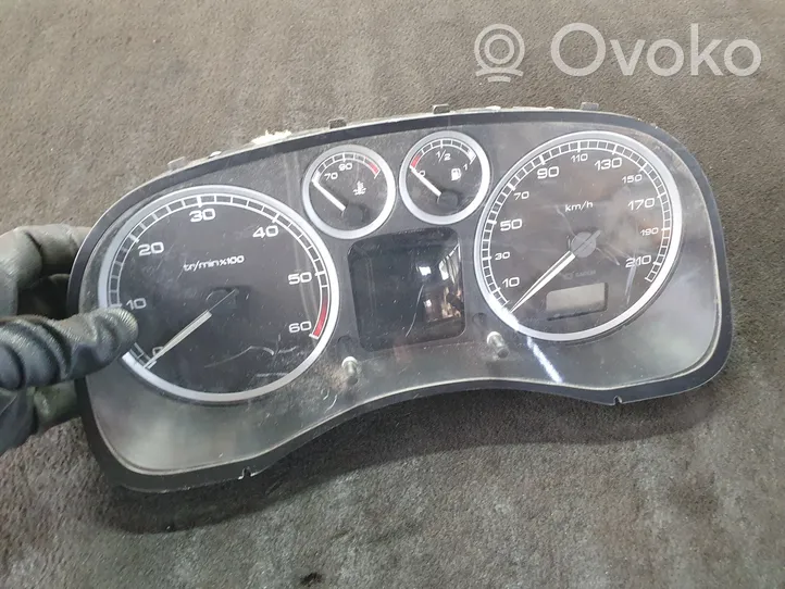 Peugeot 307 Compteur de vitesse tableau de bord P9636708880E