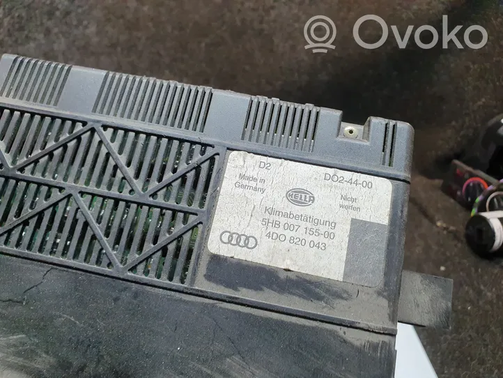 Audi A8 S8 D2 4D Climate control unit 5HB00715500