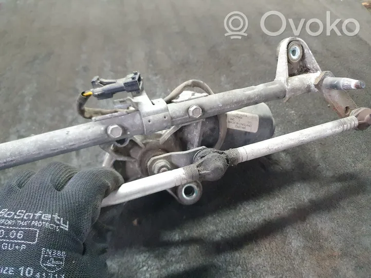 Opel Vectra C Front wiper linkage and motor 09185806