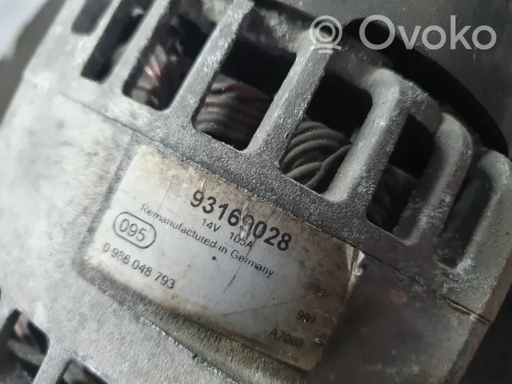 Opel Vectra C Alternator 93169028