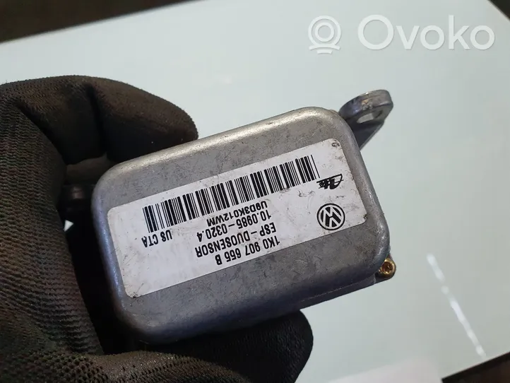 Volkswagen Touran I ESP (elektroniskās stabilitātes programmas) sensors (paātrinājuma sensors) 1K0907655B