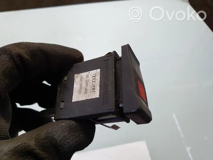 Audi 80 90 S2 B4 Botón interruptor de luz de peligro 4A0941509