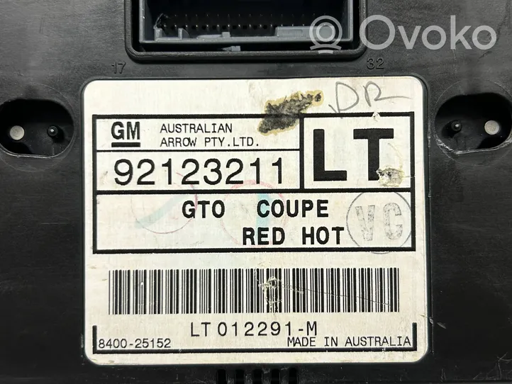 Pontiac GTO Licznik / Prędkościomierz 92123211