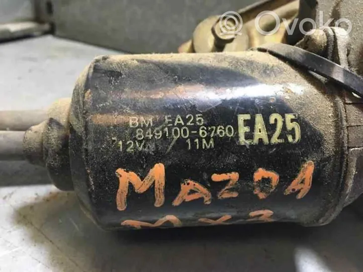 Mazda MX-3 Etupyyhkimen vivusto ja moottori 8491006760