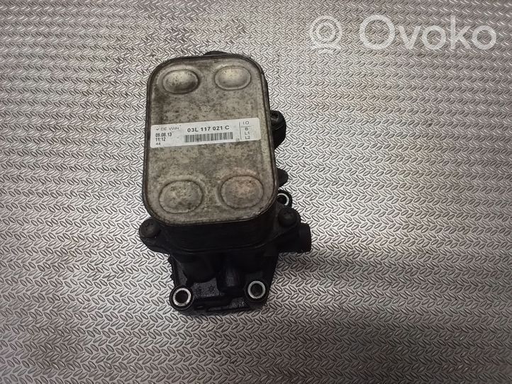 Volkswagen Caddy Oil filter mounting bracket 03L117021C