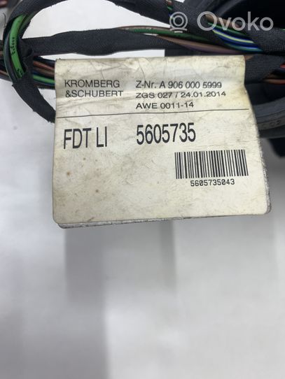 Mercedes-Benz Sprinter W906 Cableado de puerta delantera A9060005999