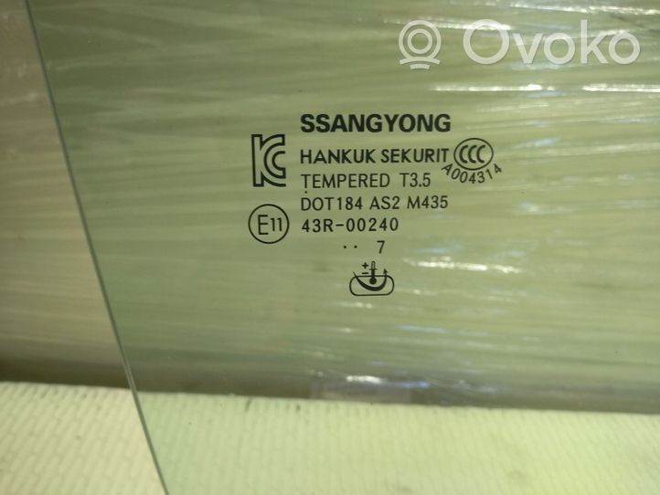SsangYong Korando Vetro del finestrino della portiera anteriore - quattro porte DOT184AS2M435