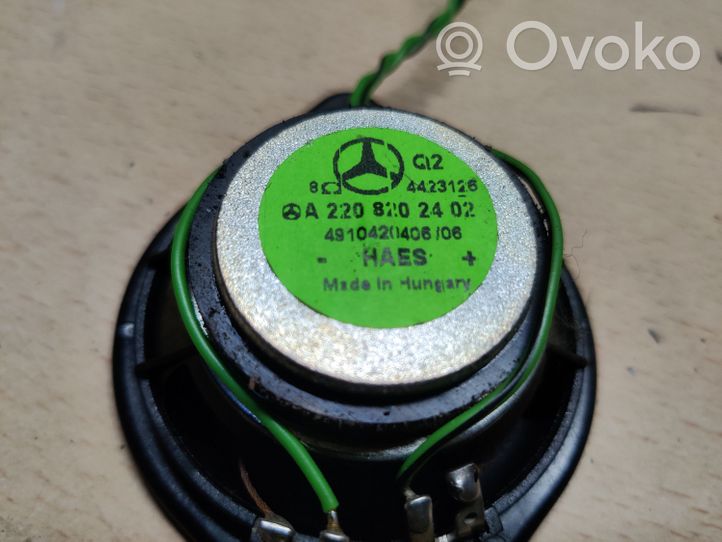 Mercedes-Benz E AMG W211 Altoparlante portiera anteriore A2208202402