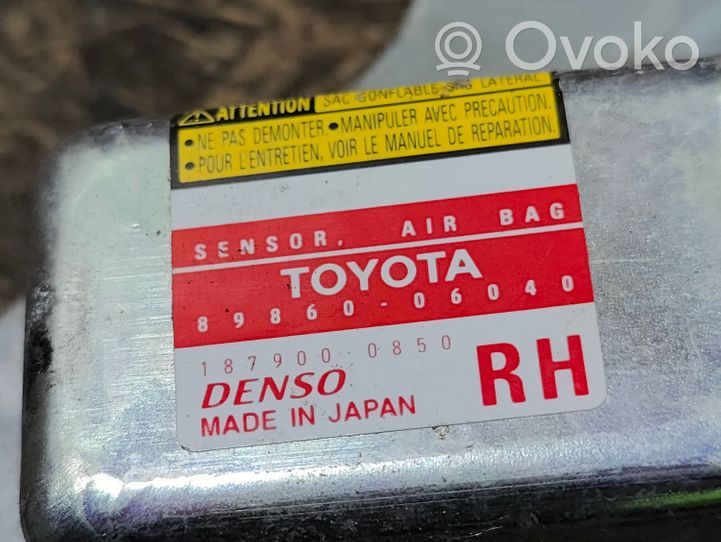 Toyota Solara Sensore d’urto/d'impatto apertura airbag 8986006040