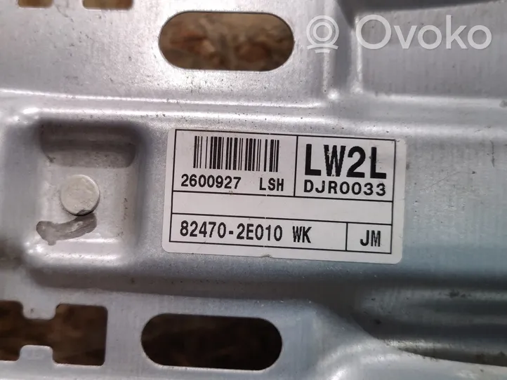 Hyundai Tucson LM Etuikkunan nostomekanismi ilman moottoria 824702E010