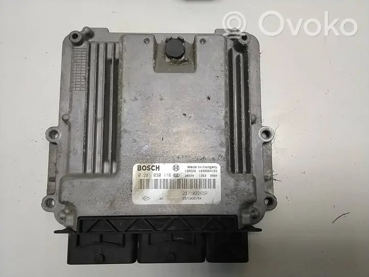 Opel Movano B Kit centralina motore ECU e serratura 237102265R