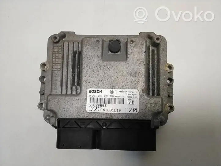 Fiat Ducato Komputer / Sterownik ECU i komplet kluczy 51820662