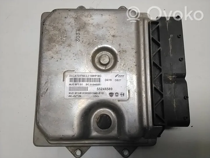 Fiat Ducato Kit centralina motore ECU e serratura 55246589