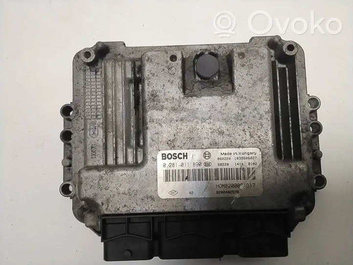 Nissan Primastar Komputer / Sterownik ECU i komplet kluczy 8200402578