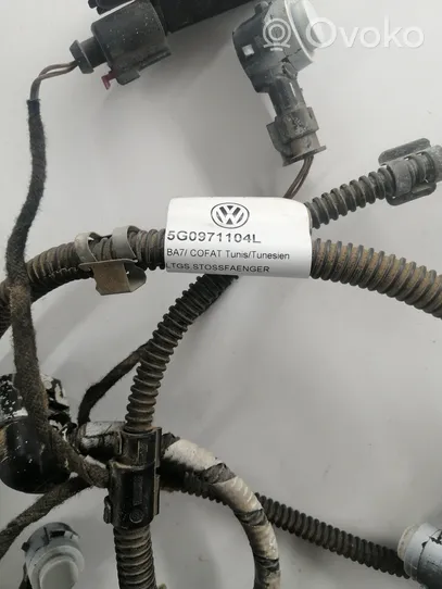 Volkswagen Golf VII Parkošanas (PDC) sensoru vadu instalācija 5G0971104L