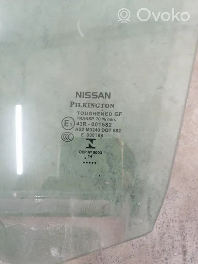 Nissan Qashqai Vetro del finestrino della portiera anteriore - quattro porte 43R001582