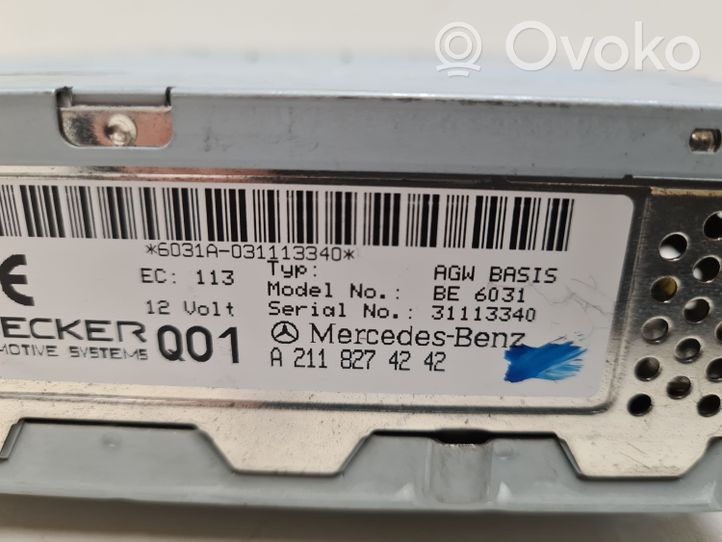 Mercedes-Benz E W211 Garso stiprintuvas A2118274242