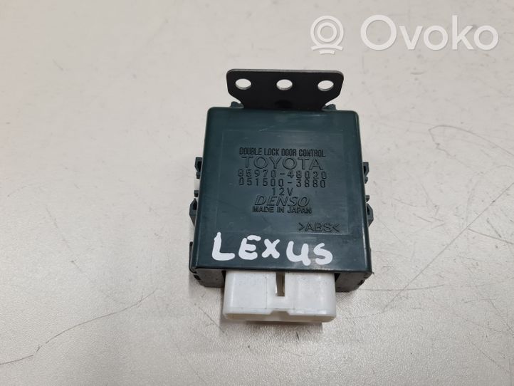 Lexus RX 330 - 350 - 400H Oven keskuslukituksen ohjausyksikön moduuli 8597048020