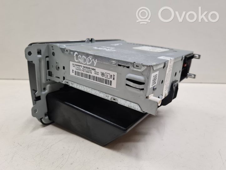 Volkswagen Caddy Radio/CD/DVD/GPS-pääyksikkö 5K0035156A