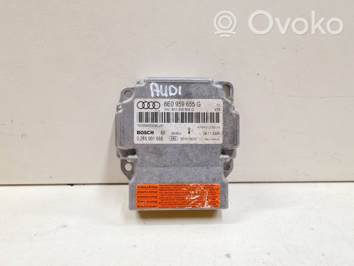 Audi A4 S4 B7 8E 8H Turvatyynyn ohjainlaite/moduuli 8E0959655G