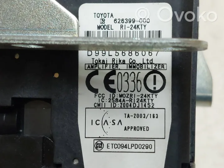 Toyota Corolla Verso E121 Ignition lock 626399000