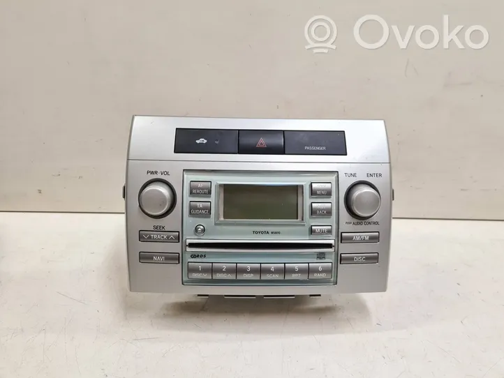 Toyota Corolla Verso E121 Radio/CD/DVD/GPS-pääyksikkö 861200F010