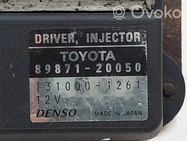Toyota Corolla Verso E121 Sterownik / Moduł wtrysków 8987120050