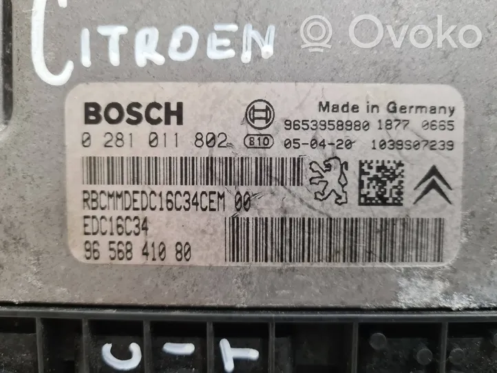 Citroen Xsara Picasso Unidad de control/módulo del motor 9656841080