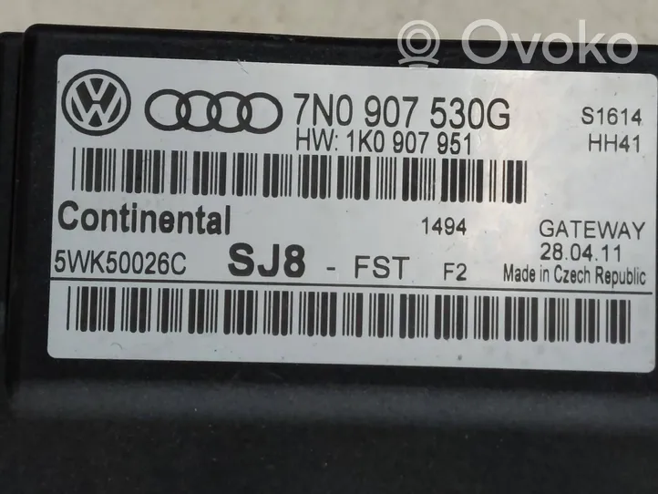 Volkswagen PASSAT B7 Moduł sterowania Gateway 7N0907530G