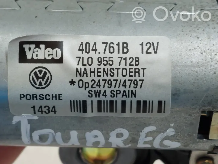 Volkswagen Touareg I Moteur d'essuie-glace arrière 7L0955712B