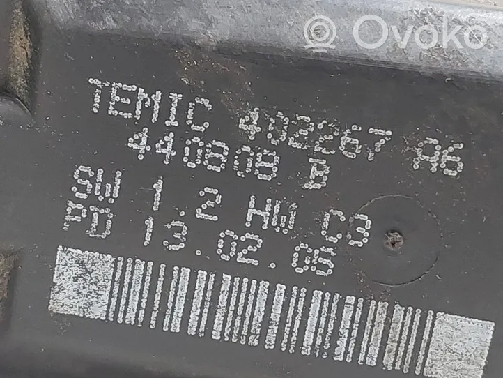 Opel Meriva A Mécanisme de lève-vitre avec moteur 93189576