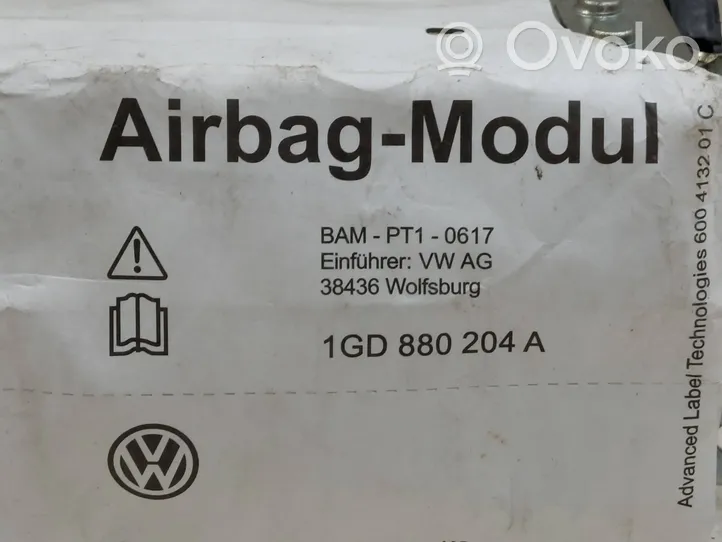 Skoda Fabia Mk1 (6Y) Poduszka powietrzna Airbag pasażera 1GD880204A