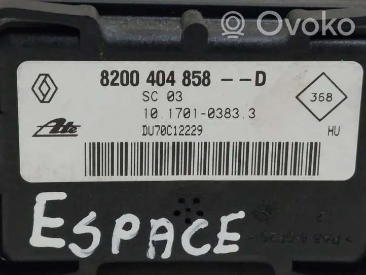 Renault Espace -  Grand espace IV Capteur de vitesse de lacet d'accélération ESP 8200404858